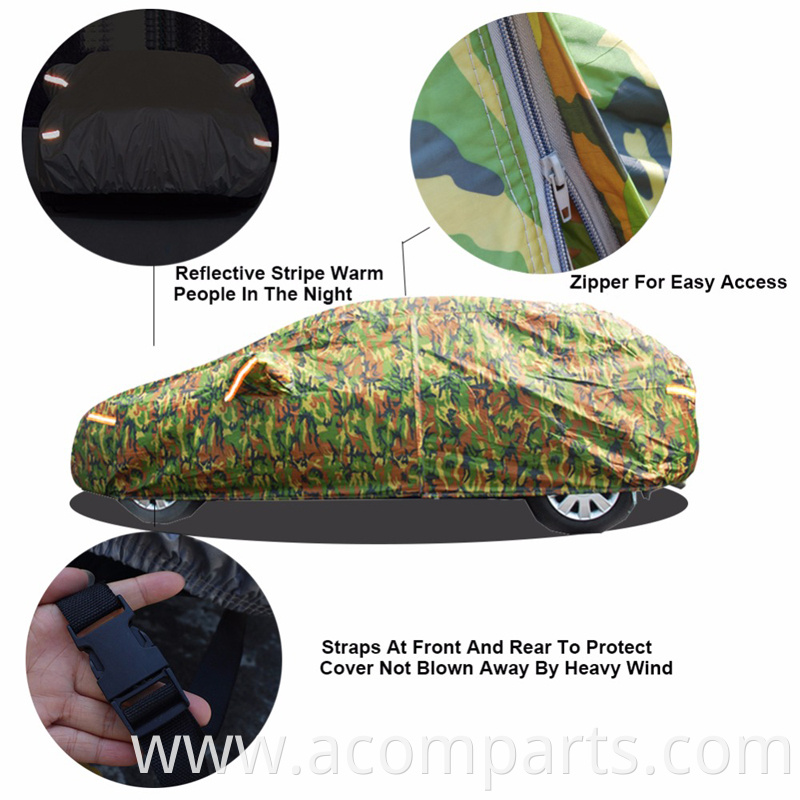 OEM quality auto body protection 180GSM stretchable tailored solid electrical car cover